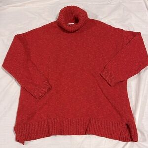 J.Jill cowl neck sweater, chenille sweater, turtle neck sweater, warm, cozy, XL